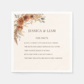 Terracotta Leuke Feiten Over Passen getrouwd Fall  Servet (Voorkant)