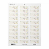 Terracotta Lijn Kunst Bloemendecor Retouradres Lab Etiket (Full Sheet)