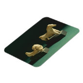 Terracotta lion and horse, Mohenjodaro 2300-1750 B Magneet (Linkerzijde)