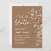 Terracotta Love is in het Vrijgezellenfeest Bloom Kaart (Voorkant)