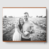 Terracotta Luxury Wedding Custom Guest Book Gastenboek (Achterkant)