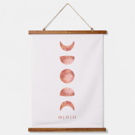 Terracotta Maan Fase Huwelijk Hangtapijt Hangend Wandkleed