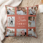 Terracotta maan foto kussen voor heren en dames (Deken)