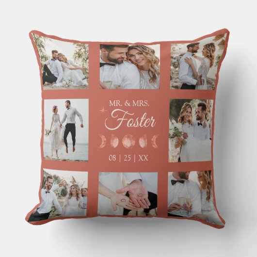 Terracotta Maan Foto van Mr. & Mrs. Kussen (Voorkant)