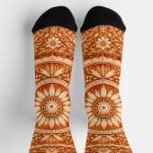 Terracotta Mandala All-Over Print Crew Sokken (Top)