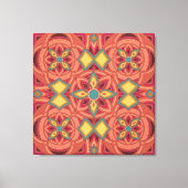 Terracotta Mandala Canvas Afdruk (Voorkant)