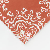 Terracotta Mandala Fleece Deken (Hoek)