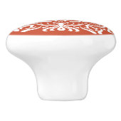 Terracotta Mandala Keramische Knop (Zijkant)