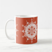 Terracotta Mandala Koffiemok (Links)