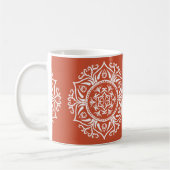 Terracotta Mandala Koffiemok (Links)
