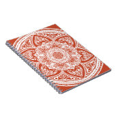 Terracotta Mandala Notitieboek (Rechterzijde)