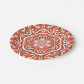 Terracotta Mandala Papieren Bordje (Gekanteld)