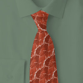 Terracotta Marmer Stropdas