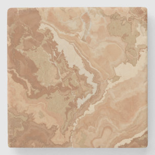 Terracotta Marmeren Luxe Onderzetter