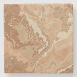 Terracotta Marmeren Luxe Onderzetter