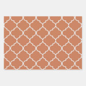 Terracotta Mediterranean Moroccan Pattern Inpakpapier Vel (Voorkant 3)