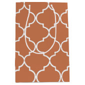 Terracotta Mediterranean Moroccan Pattern Medium Cadeauzakje (Voorkant)