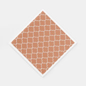 Terracotta Mediterranean Moroccan Pattern Servet (Hoek)