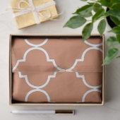 Terracotta Mediterranean Moroccan Pattern Tissuepapier (Geschenk)