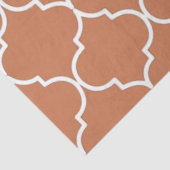 Terracotta Mediterranean Moroccan Pattern Tissuepapier (Detail)