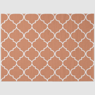 Terracotta Mediterranean Moroccan Pattern Tissuepapier