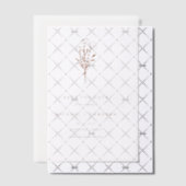 Terracotta Minimalist Botanical Bewaar de datum Vellum Uitnodigingen (Offset (Uitnodiging))