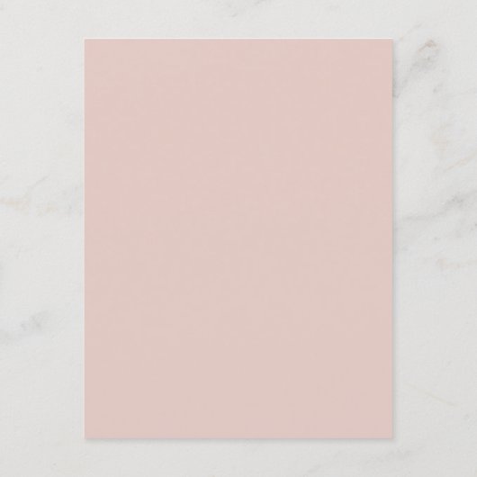 Terracotta Minimalist Elegant Wedding Details Kaart (Achterkant)