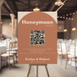 Terracotta Minimalist Wedding Honeymoon Fund Poster<br><div class="desc">Dit terracotta minimalistische huwelijkshuwelijkshuwelijksfonds is perfect voor een rustige bruiloft. Het ontwerp is voorzien van een mooi lettertype om het lettertype te verfraaien.</div>