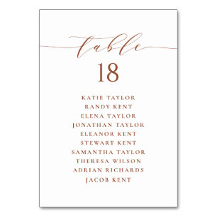 Terracotta minimalistisch script bruiloft zitschem kaart