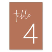 Terracotta minimalistisch script Vrijgezellenfeest Kaart (Voorkant)