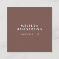 Terracotta Minimalistische Professionele Moderne