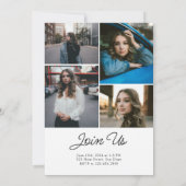 Terracotta Modern Bold Klasse van 2024 Afstuderen Kaart (Achterkant)