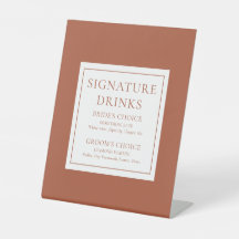 Terracotta Modern Klassieke Signature Dranken