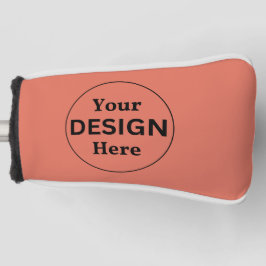 Terracotta Modern Minimalist Golf Club Head Cover