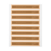 Terracotta Modern Minimalistic Simple Wedding (Vel)