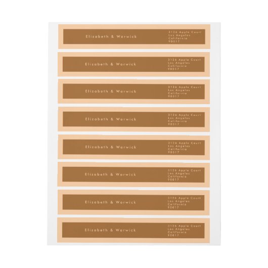 Terracotta Modern Minimalistic Simple Wedding (Vel)