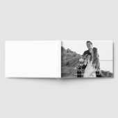 Terracotta Modern Photo Wedding Guest Book Gastenboek (Volledig)