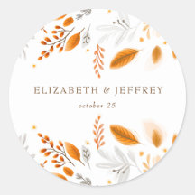 Terracotta Modern Script Elegante herfstbruiloft