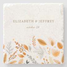 Terracotta Modern Script Elegante herfstbruiloft