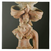 Terracotta Moeder Goddess, Mohenjodaro, 2300-1750 Tegeltje (Voorkant)