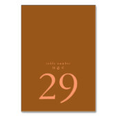 Terracotta Moss Green Simple Plain Modern Wedding Kaart (Voorkant)