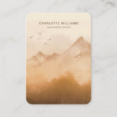 Terracotta Mountain Custom Jewelry Card Visitekaartje (Voorkant)
