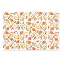 Terracotta Mustard Yellow Floral