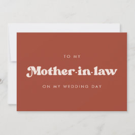 Terracotta naar mijn schoonmoeder trouwdag