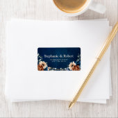 Terracotta Navy Blue Greenery Geometric Wedding La Etiket (Insitu)