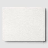 Terracotta Navy Blue Pampas Grass Rustic Wedding Gastenboek (Achterkant)