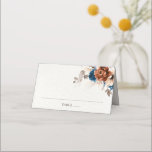 Terracotta Navy Blue Pampas Grass Rustic Wedding Plaatskaartje<br><div class="desc">Elegant Navy blue,  Terracotta,  Oranje oorrijke bloemige bruiloft met een elegante bouquet van Navy blue,  Terracotta-rozen pinda's en eucalyptusbladeren. Neem contact met mij op voor hulp bij aanpassingen of als u een ander product nodig hebt met dit ontwerp.</div>