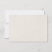 Terracotta Navy Blue Pampas Grass Rustic Wedding R RSVP Kaartje (Achterkant)