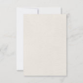 Terracotta Navy Blue Pampas Grass Rustic Wedding R RSVP Kaartje (Achterkant)