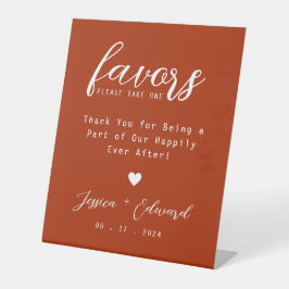 Terracotta neem alsjeblieft een eenvoudige moderne reclamebord met voetstuk